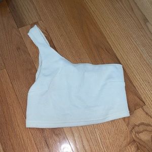 One should white crop top